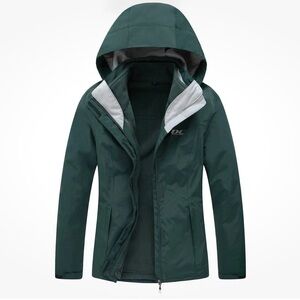 Diamond candy women 3- in-1 winter jacket waterproof raincoat ski fleece hood